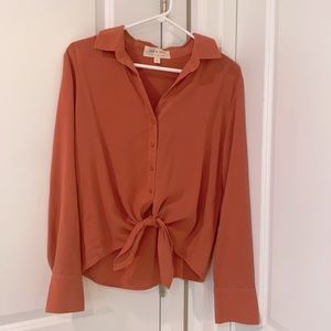 Cloth & Stone tie front shirts